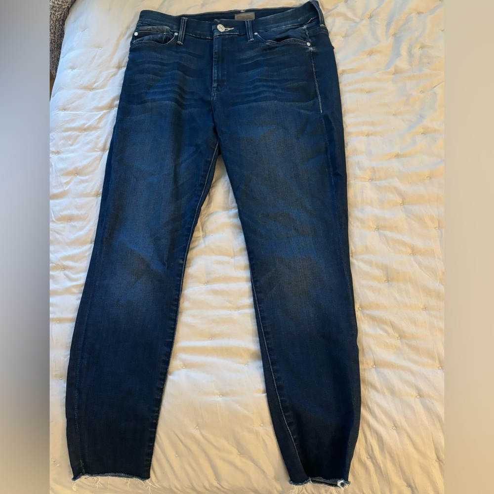 Dark blue skinny jeans